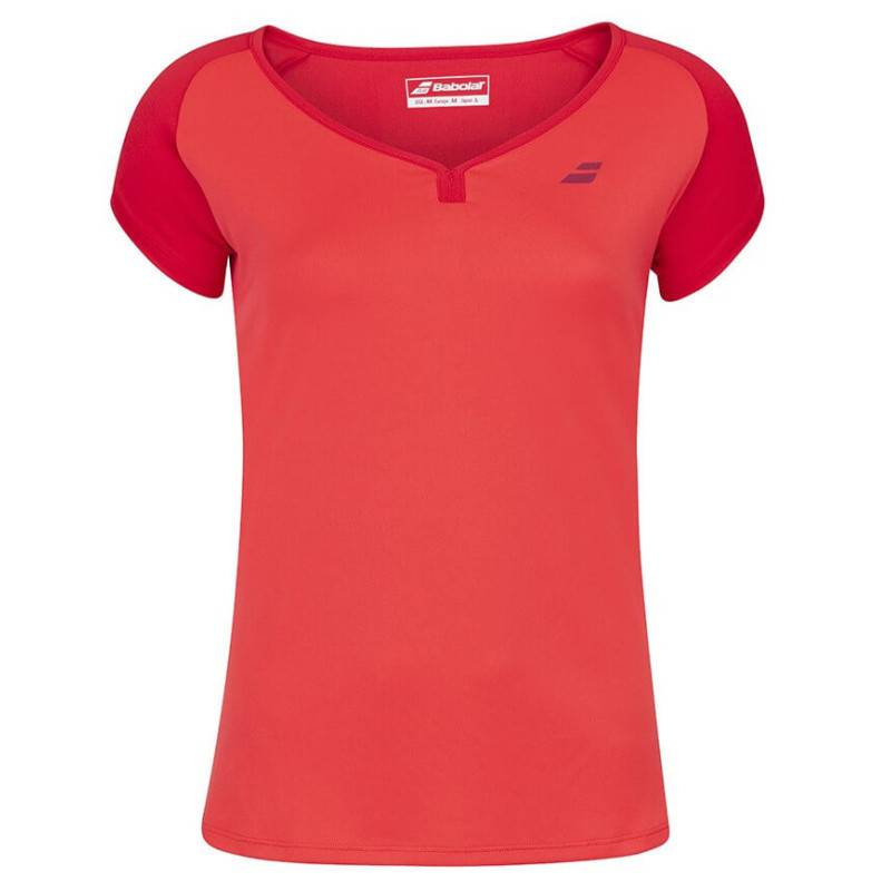 Babolat Cap Sleeve Play Girl Tomato Red