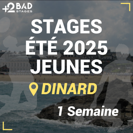 Stage Badminton Jeunes Dinard Été 2024