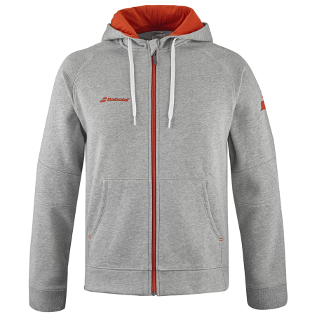 Babolat Exercise Hood Jacket Junior Heather Grey